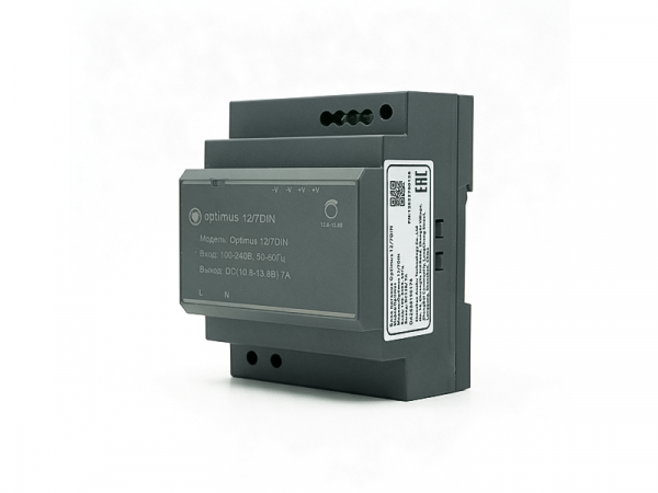 Блок питания Optimus 12/7DIN - картинка 1